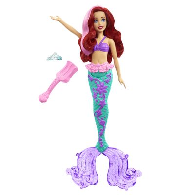 Boneca Princesa Ariel Surpresa de Cor Disney