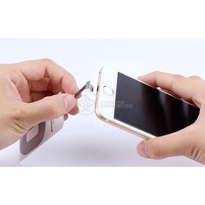 Carregador Adaptador Sem Fio Qi Wireless Para Com En