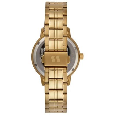 Relógio Seculus Feminino Ref: 44311lpsvda1 Casual Aço Dourado