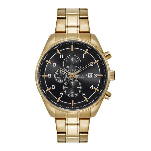 Relógio Seculus Masculino Ref: 44272gpsvda2 Cronógrafo Dourado