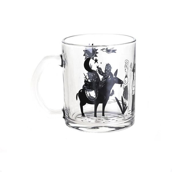 Caneca Le Fridda Cordel em Vidro Transparente 320ml Caneca Le Fridda Cordel em Vidro Transparente 320ml