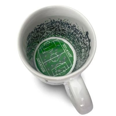 Caneca KazzaVip do Juventude Cerâmica 360 ML Estádio Alfredo Jaconi Licenciada Branco