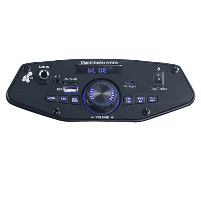 Caixa De Som Portátil Bluetooth 250w RMS Cor Preto Hype 250