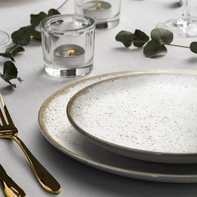 Prato Fundo Coup Organic de Cerâmica 25cm 6 Unidades - Alleanza 7550-118
