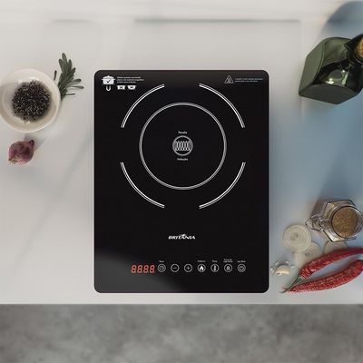Fogão Cooktop De Indução Britânia Bct14p 10 Níveis Bivolt