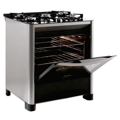 Fogão a Gás de Piso 5 Bocas Fischer Gran Cheff Prata / Bivolt