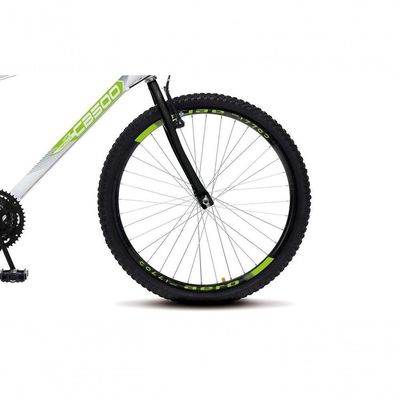 Bicicleta Cazelle Cb 500, Aro 26 Comum Natural, 36 Raias, 18 Marchas, Freios V-brake E Suporte De Guidão Down Hill Colli