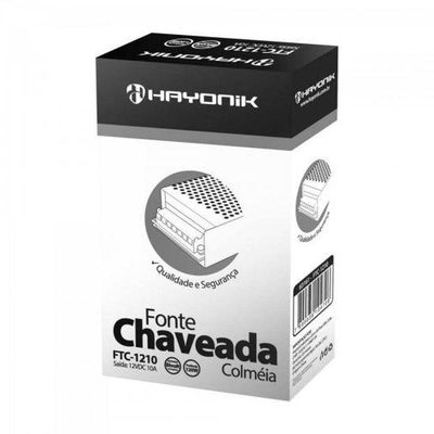 Fonte Colmeia Hayonik 12v 10a 120w Bivolt