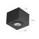 Kit 8 Luminárias Quadradas 13x10,5cm Preto Bivolt Plafon Bivolt