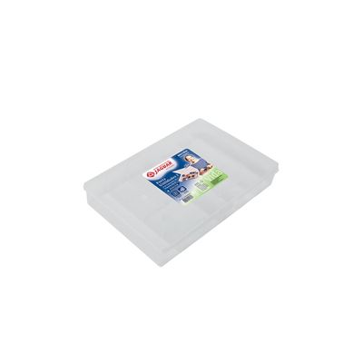 Organizador Jaguar em Plástico com 12 Divisórias Transparente 14,7x22,5x4cm