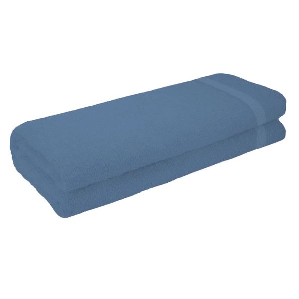 Toalha de Banho Camesa Triunfo Algodão Azul Toalha de Banho Camesa Triunfo Algodão Azul