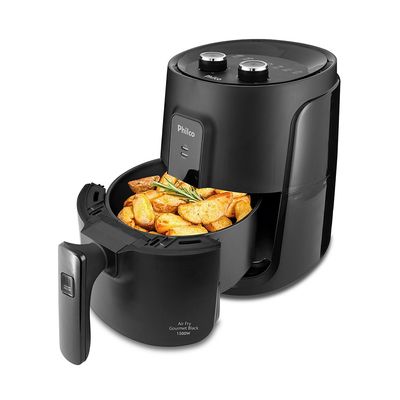 Fritadeira Elétrica Air Fryer Philco Gourmet Black PFR15P 4L Preta - 127V