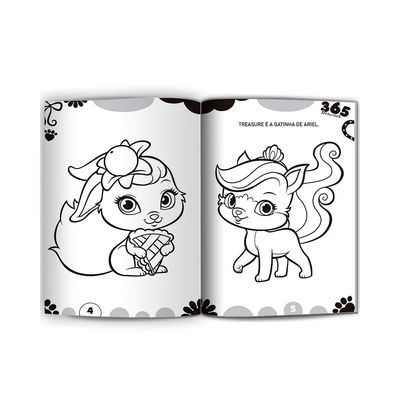 Livro Infantil Culturama 365 Atividades Colorir Princesas e Fadas Disney