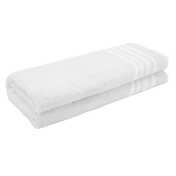 Toalha de Banho Atlântica Liz 100% Algodão Branca Toalha de Banho Atlântica Liz 100% Algodão Branca