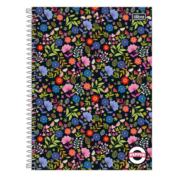 Caderno Universitário Tilibra Capa Dura Pepper 20 Matérias Feminino 320 Folhas - Item Sortido Caderno Universitário Tilibra Capa Dura Pepper 20 Matérias Feminino 320 Folhas - Item Sortido