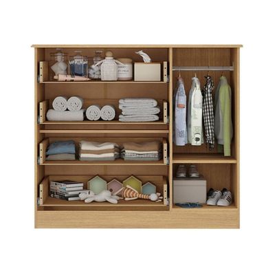 Cômoda Infantil 95cm 1 Porta E 4 Gavetas Encanto Multimóveis Mp4449 Madeirado Madeirado