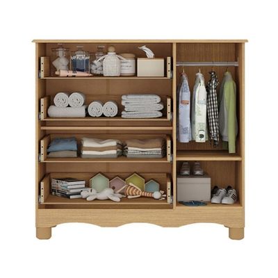 Cômoda Infantil 95cm 1 Porta E 4 Gavetas Dengo Multimóveis Mp4439 Madeirado Madeirado