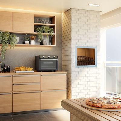 Air Forno Elétrico Mueller 35 Litros Preto Função Fryer 127V 110V