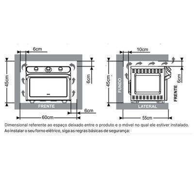 Air Forno Elétrico Mueller 35 Litros Prata Função Fryer 220V 220V