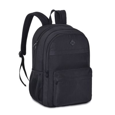 Mochila Juvenil Masculina 3 Divisórias Soft Preta CG24600 - Clio