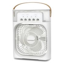 Climatizador Portátil 4 em 1: Ventilador, Umidificador, Aromatizador e LED