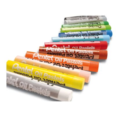 Giz Pastel OLEOSO PentelArts 12 Cores 432 unidades - PENTEL