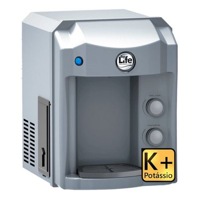 Purificador De Água Alcalina Ozonizada + Potássio Cor Prata 110v