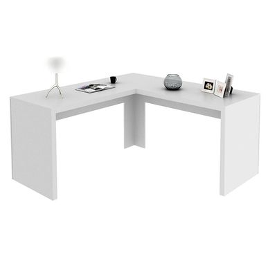 Mesa Angular para Escritório Home Office ME4116 MDP Branco - Gran Belo