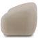 Poltrona Decorativa Orgânica Para Sala Living Emery M05 Bouclê Creme - Lyam Decor