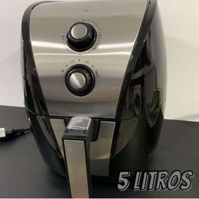 FRITADEIRA ELETRICA SEM OLEO AIR FRYER BRITANIA 5 Litros BFR40 127v Preto