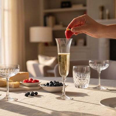Jogo de Taças para Champanhe Bohemia Angela 190ml: Elevando Seus Brindes a uma Experiência Inesquecível de Cristal