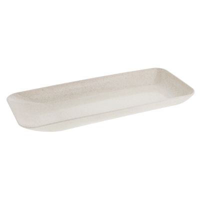Travessa Cazza em Madeira/Plástico Retangular Pequena - Item Sortido
