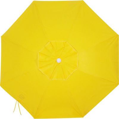 Guarda-Sol Articulado 2,00m em Bagum e Alumínio Amarelo Bel