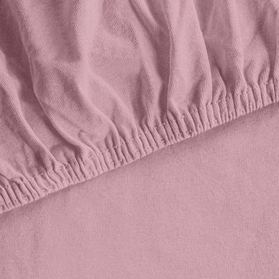 Lençol Solteiro Cazza com Elástico em Poliéster Rosa