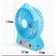 Mini Ventilador Portátil Mesa Usb Com 3 Velocidades Azul