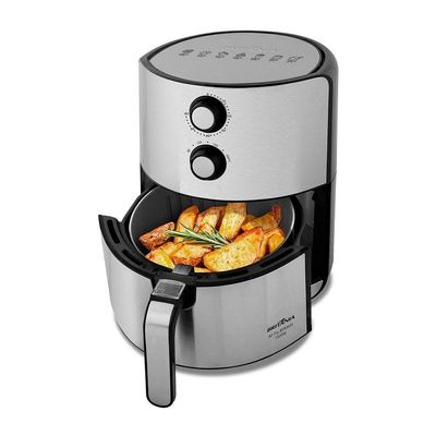 Fritadeira Elétrica Britânia Air Fryer 4,6L BFR46PI Preta Inox 220V
