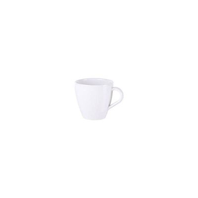 Conjunto Xícara E Pires De Chá Tramontina Lineare 200ml 2 Peças Em Porcelana Decorada