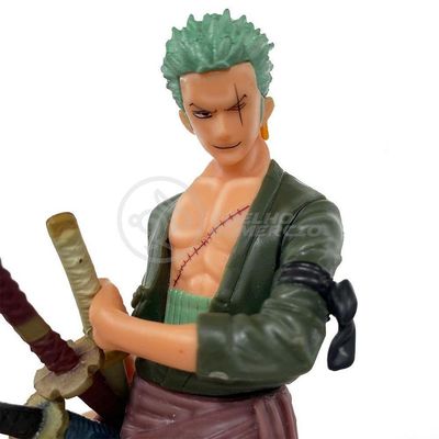 Boneco Anime Action Figure One Piece 18cm - Roronoa Zoro