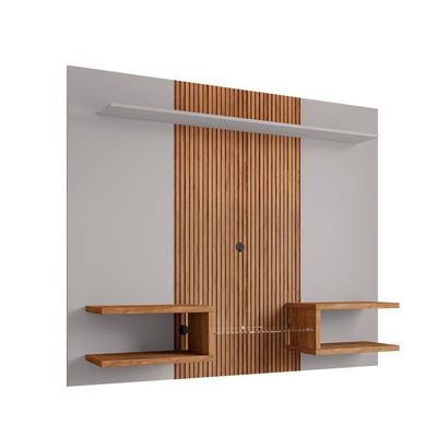 Painel Atlas Off-white Com Cinamomo Com Ripado - Bechara