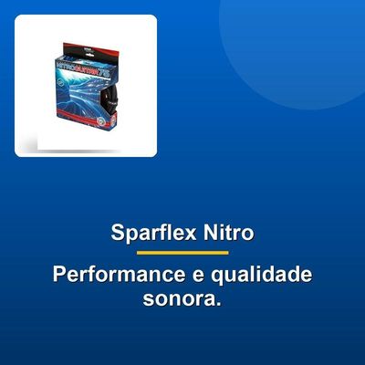 Cabo Guitarra Sparflex Nitro 7m Preto