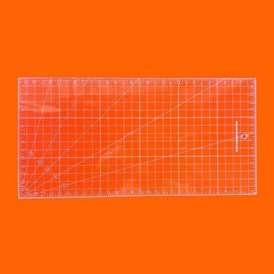 Régua Patchwork 15x30cm Cristal