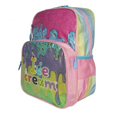 Mochila Costas Escolar Up4you Petit Slime Sorvete Color