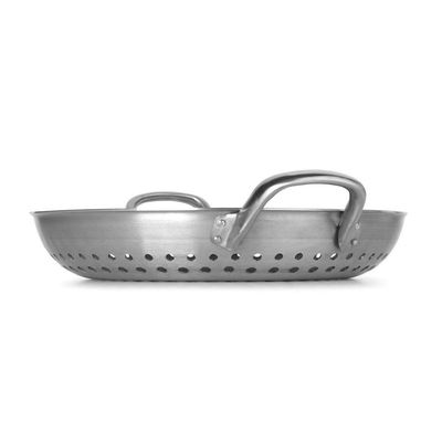 Frigideira Grill Profissional Preta 32 Cm Em Alumínio Com Revestimento Interno Antiaderente
