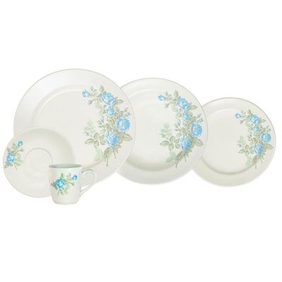 Aparelho De Jantar 20 Peças Brisa Azul Schmidt