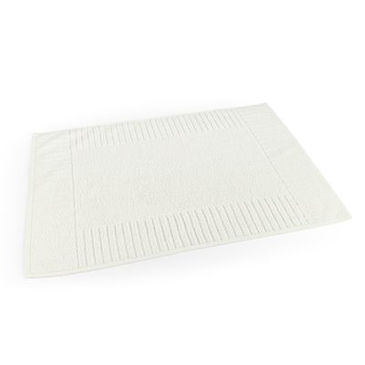 Toalha de Piso Slim Gramatura 600g/m² Base Reforçada 01 Peça 100% Algodão - Off White