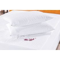 Kit Protetor De Travesseiro Impermeável Bia 02 Peças - Branco