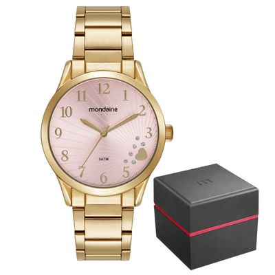 Relógio Analógico Feminino Mondaine Dourado 99765LPMVDE3