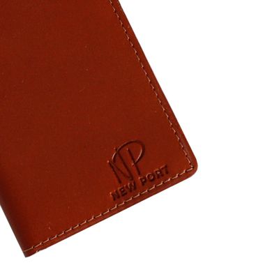 Carteira Masculina Couro Legítimo Porta Cartão Slim Marrom