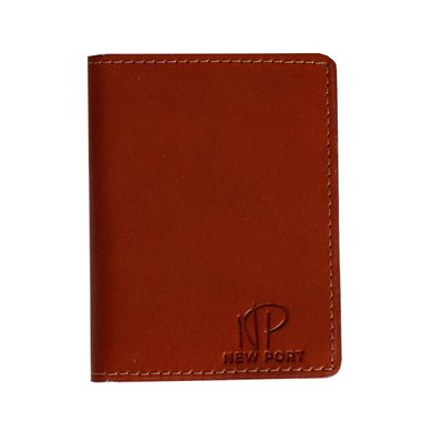 Carteira Masculina Couro Legítimo Porta Cartão Slim Marrom
