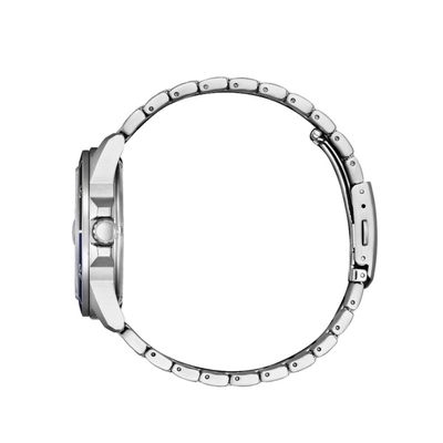 Relógio Citizen Masculino Ref: Aw1810-85l Solar Prateado Eco-Drive